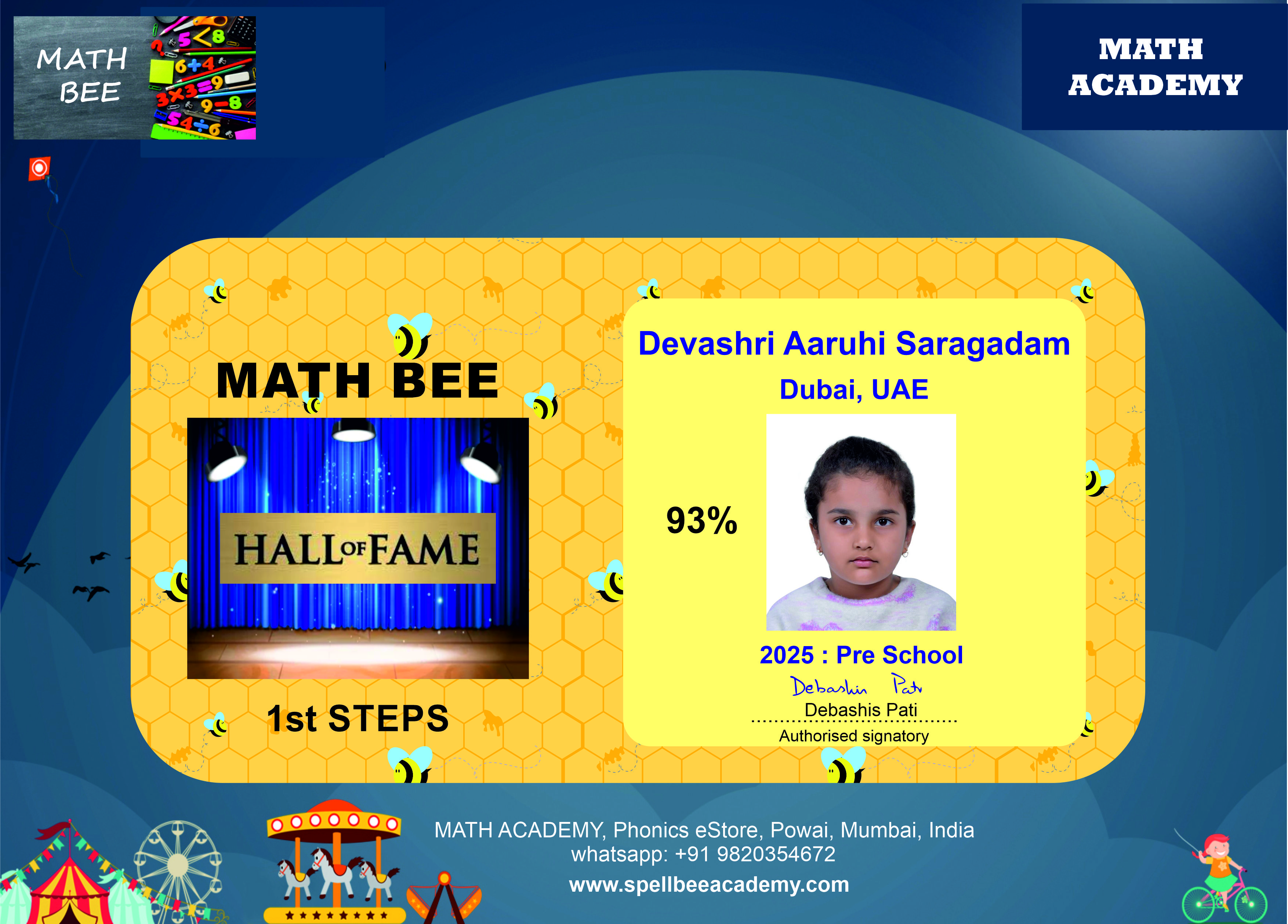 Maths Olympiad exams ... Sr KG UKG Jr KG LKG Nursery Prep